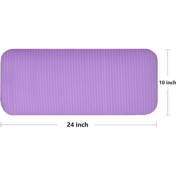 All Purpose 1/2-Inch Extra Thick High Density Anti-Tear Exercise Yoga Mat - Picture 6 of 8